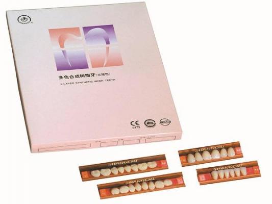 多层色合成树脂牙（下前牙l型）