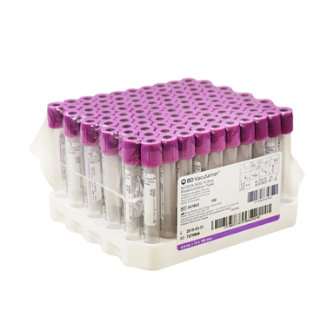 BD血常规管 紫色头盖 EDTA管 367525