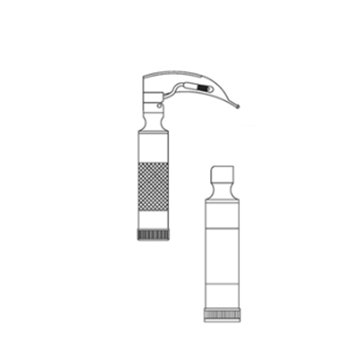 金钟 麻醉咽喉镜H33040 I型 （插口弯）