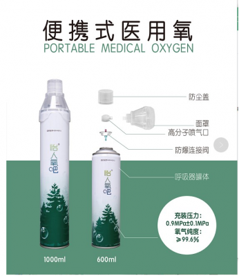 面罩式hkbm-1便携式医用供氧器