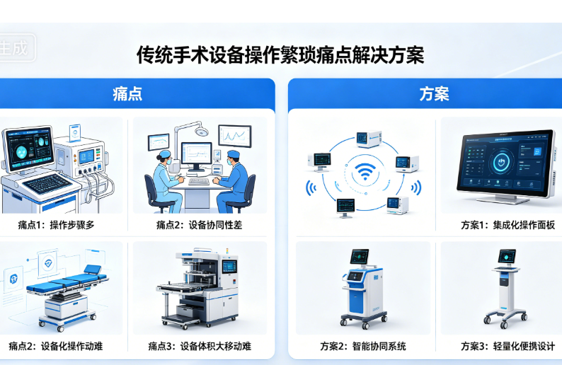 传统手术设备操作繁琐痛点解决方案